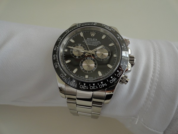 RelojesDeReplicas-Bisel-De-Cerámica-Negro-Rolex-Daytona-Relojes-De-Imitacion