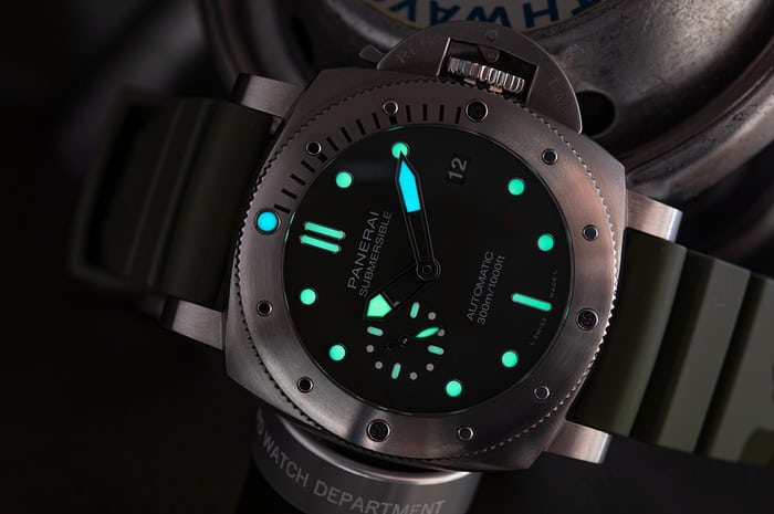 Panerai Submersible Verde Militare 42mm