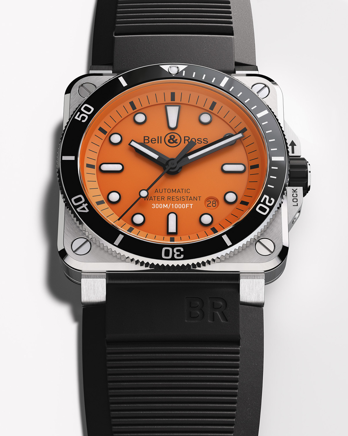 Imitacion Bell Ross BR 03-92 Diver Orange