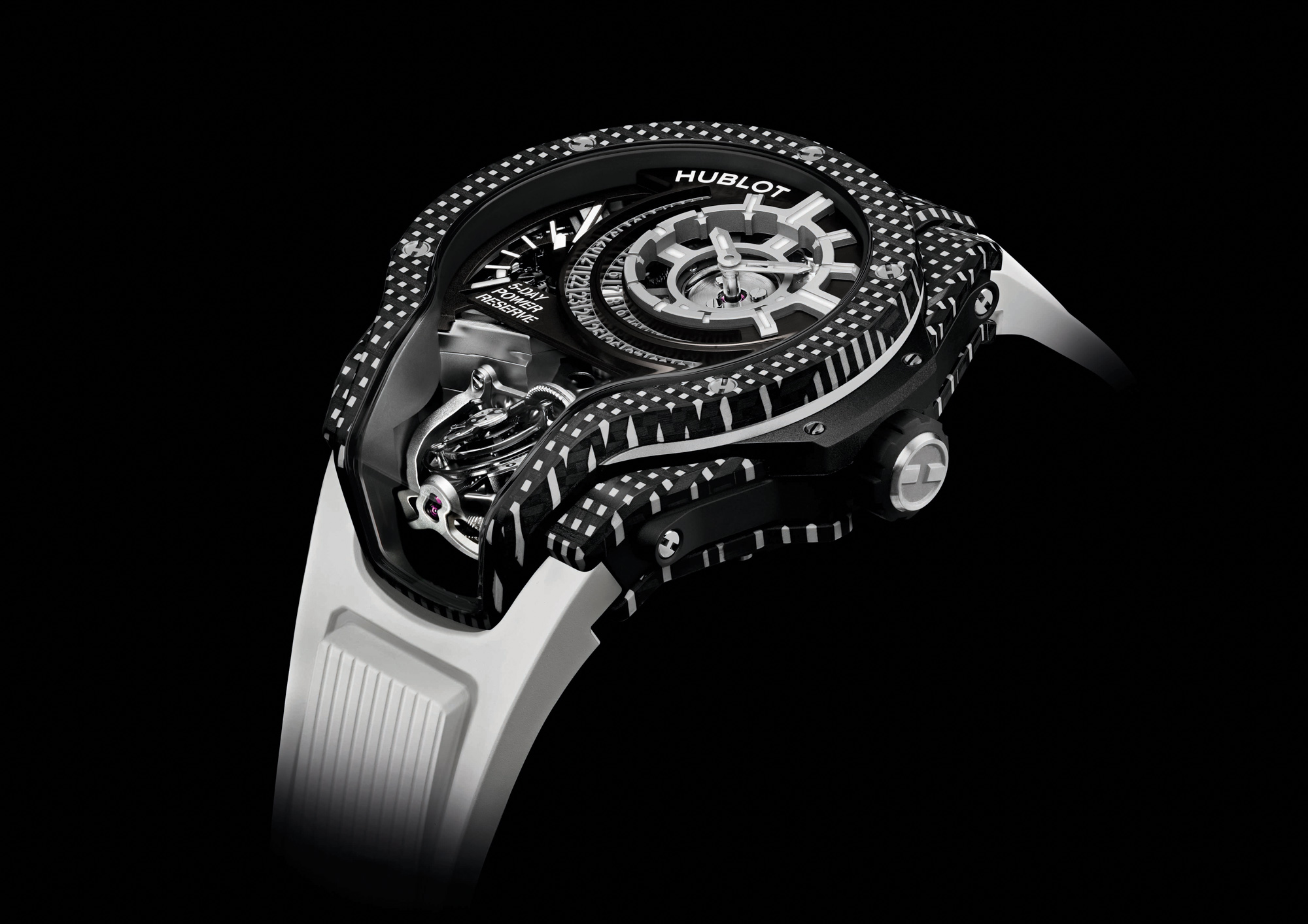 Replicas De Relojes Hublot MP-09 Tourbillon Bi-Axis 3D Carbon