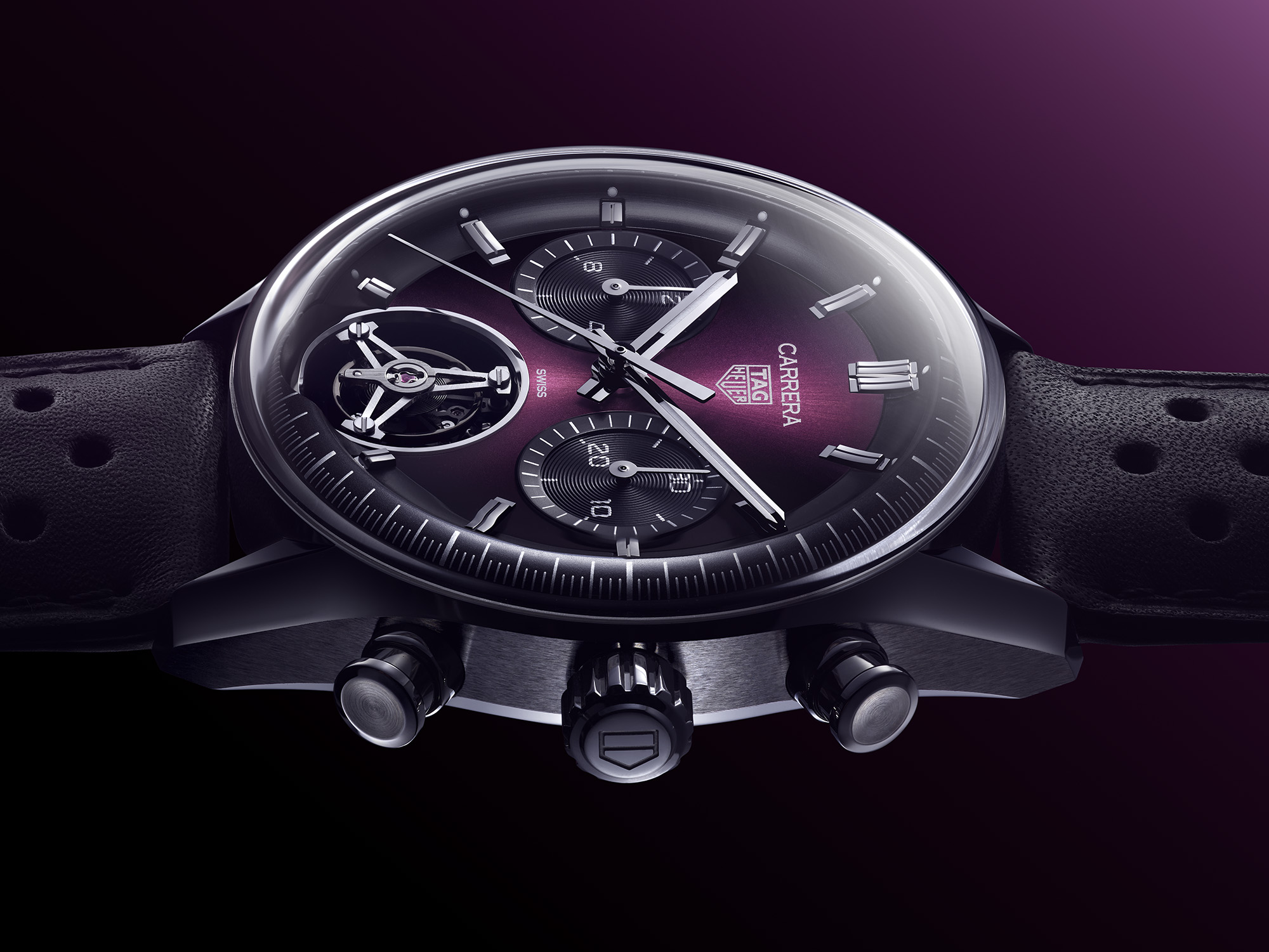 TAG Heuer Carrera Chronograph Purple Replicas Relojes